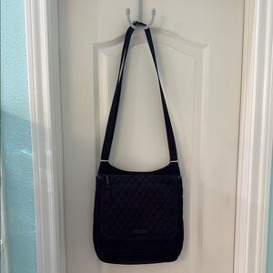 Vera Bradley Black Shoulder Bag with Classic Design
